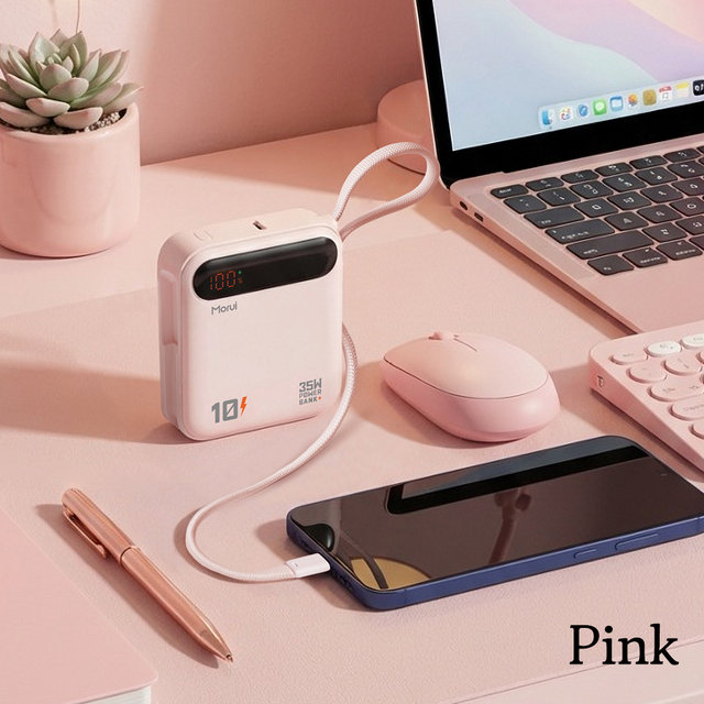 모루이 PD PPS 35W 보조배터리 MT-35 10000mAh 핑크