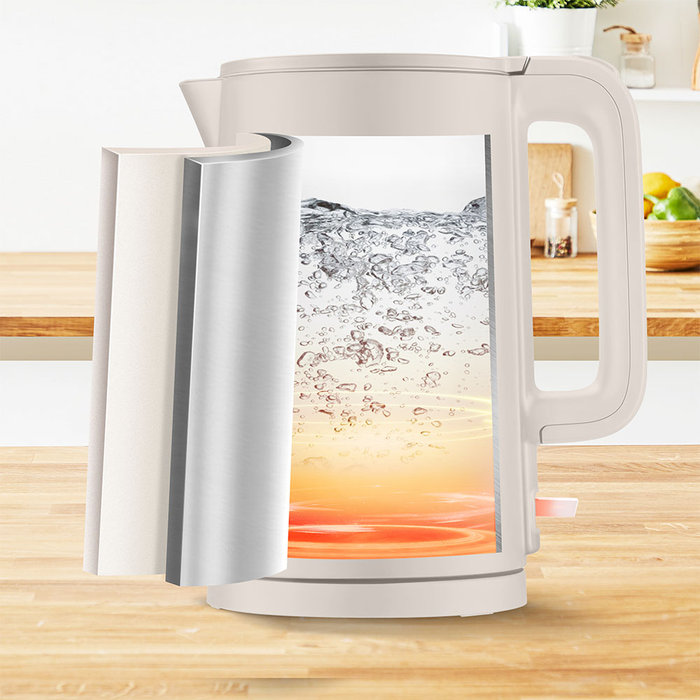 (유)그룹세브코리아 테팔 전기 포트 써모 프로텍트 페어 그레이 1.5L KO140BK0