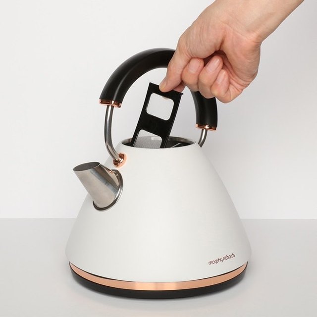 [최상급 / 월배점] (진열)모피리처드 전기포트 엑센트 화이트 MR-102026 (J)MR-102026