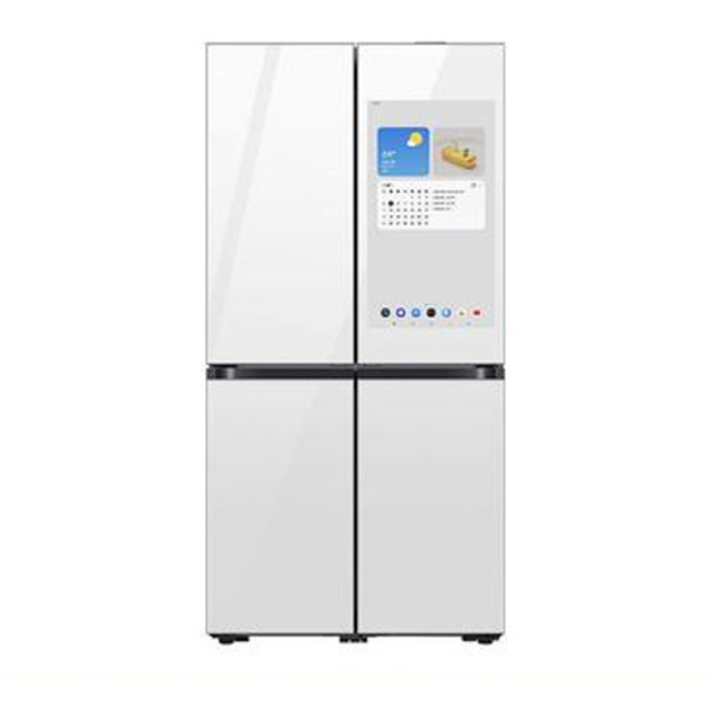비스포크 AI 패밀리허브 4도어 냉장고 RM90H91B1W [864L, 클린 화이트]