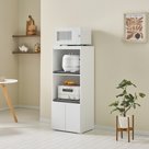 밥솥 전자레인지 수납 실속형 주방 수납장 P0000CAA