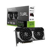 [하이마트] ASUS 에이수스 ASUS DUAL 지포스 RTX 5070 OC D7 12GB 인텍앤컴퍼니 VGA 그래픽카드