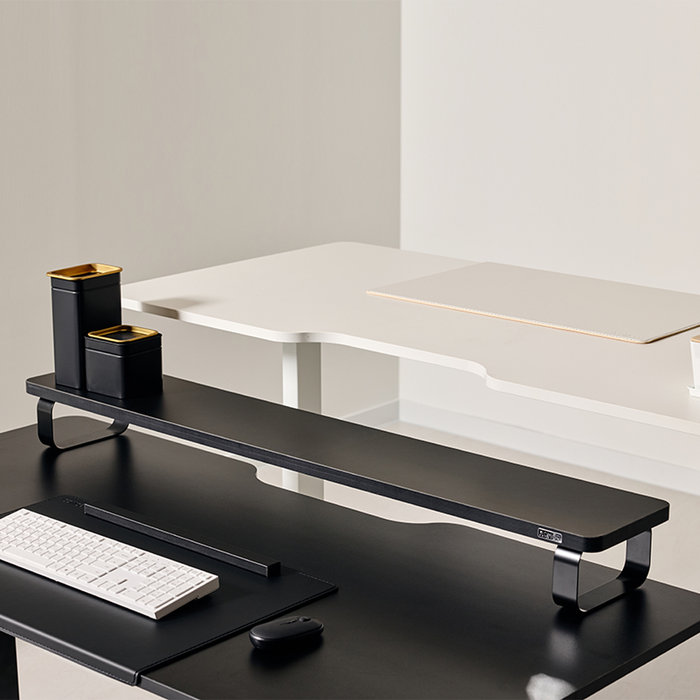 비밀특가 롱코 듀얼 모니터받침대 와이드 모니터선반 1000 23T