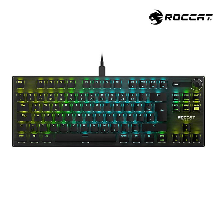 터틀비치 ROCCAT VULCAN TKL Pro 텐키리스 게이밍 키보드 블랙 적축 영문