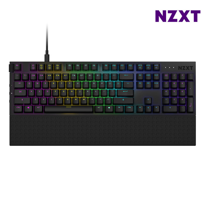 NZXT FUNCTION 블랙 게이밍키보드 기계식키보드 유선