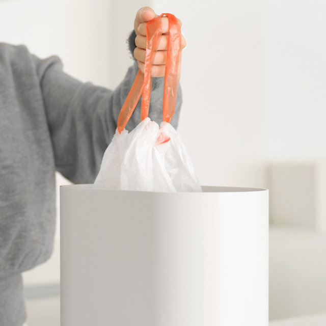 밀리 에어핏 양문형 자동 센서 휴지통 10L
