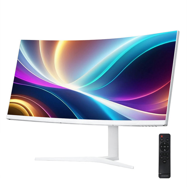 크로스오버 34QW290GM 86cm 커브드 와이드 200Hz 멀티스탠드 게이밍 컴퓨터 모니터 출시이벤트