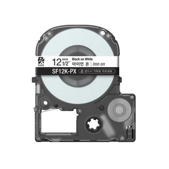 엡손 라벨테이프 SF12K-PX 아이언 온 다림질 폭 12mm