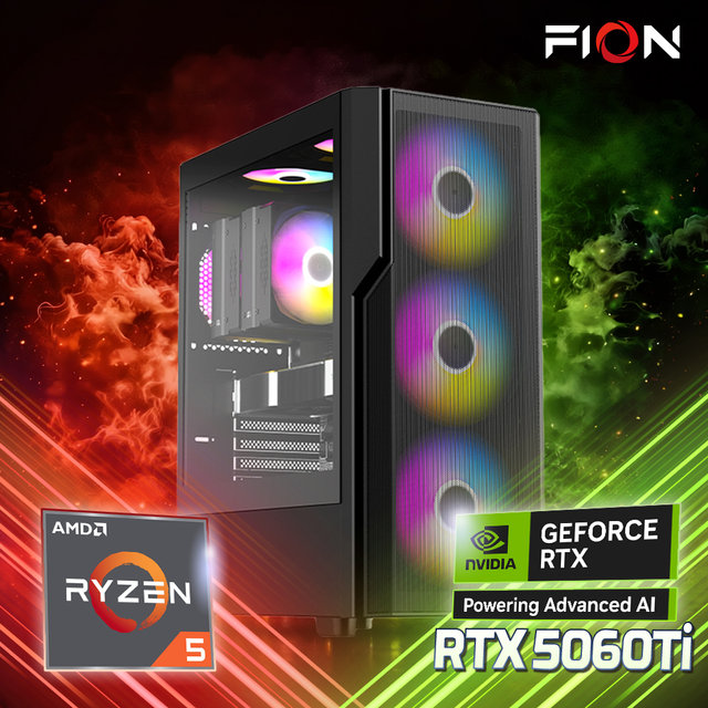 AMD 라이젠 9600X RTX5060Ti 32G 1T 조립PC 게이밍 조립식 컴퓨터 본체 데스크탑   