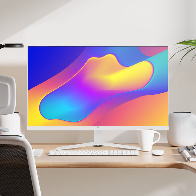 래안텍 BLAZE U3260CE IPS UHD 4K 베젤리스 멀티스탠드 화이트 무결점 32인치 모니터