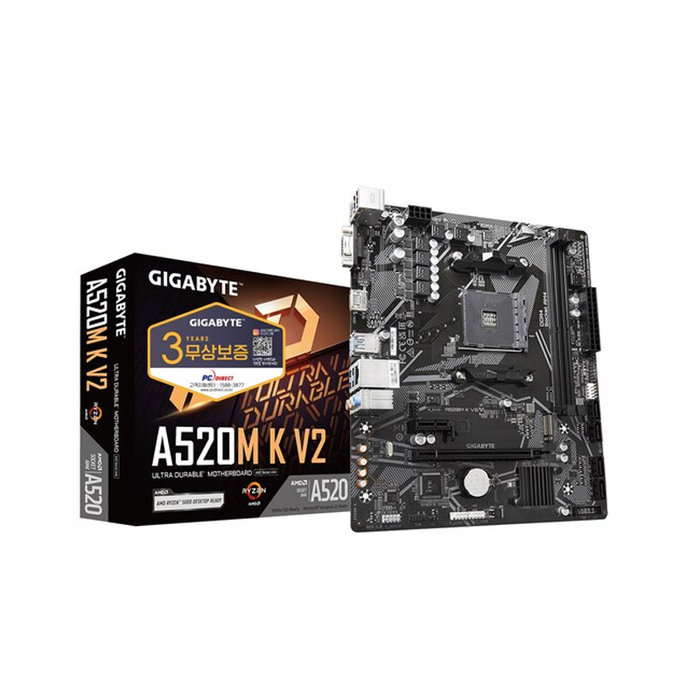 기가바이트 GIGABYTE A520M K V2 피씨디렉트 AMD 소켓AM4