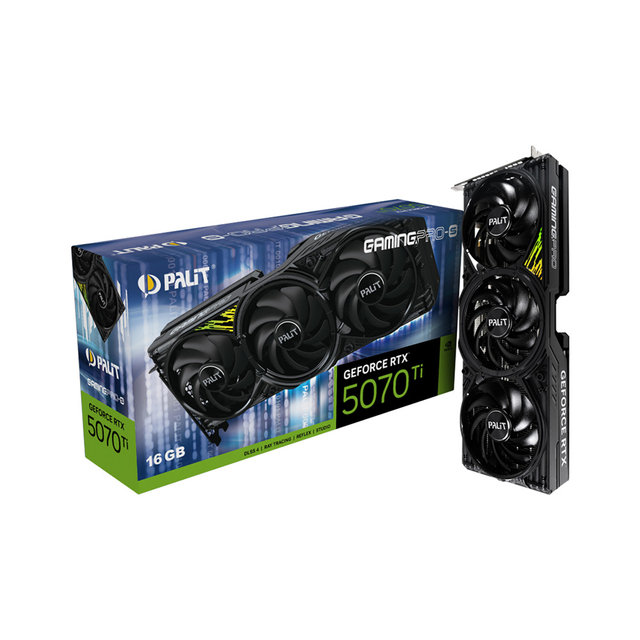 PALIT 지포스 RTX 5070 Ti GAMINGPRO-S D7 16GB 이엠텍