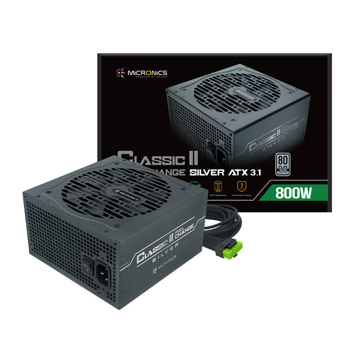 공식총판 마이크로닉스 Classic II 풀체인지 800W 80PLUS 실버 ATX3.1 파워서플라이
