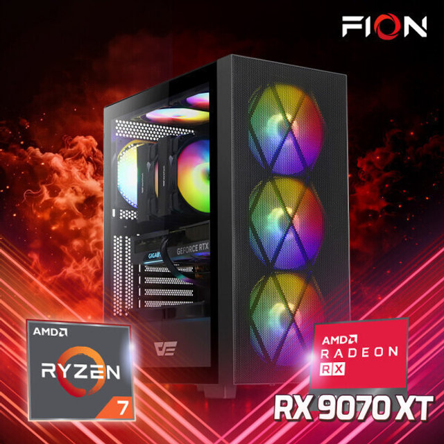라이젠7 7800X3D RX9070XT 게이밍 조립PC 32G 1T 조립식 컴퓨터 본체
