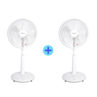 유니맥스 [1+1기획]14인치 리모컨 발터치 선풍기 UMF-21408RW[5엽날개/6단바람/7.5시간타이머/자동전원오프]
