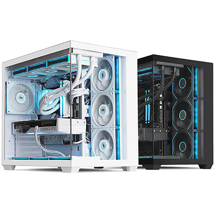 다크플래쉬 DPF70 ARGB PC 케이스 블랙 미들케이스