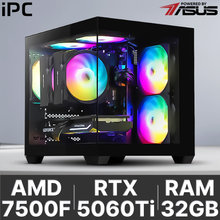 [하이마트] iPC AMD 7500F_RTX5060TI_32GB 게이밍데스크탑 조립PC ASUS_IPC-03