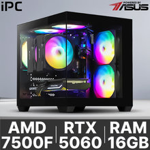 [하이마트] iPC AMD 7500F_RTX5060_16GB 게이밍데스크탑 조립PC ASUS_IPC-02