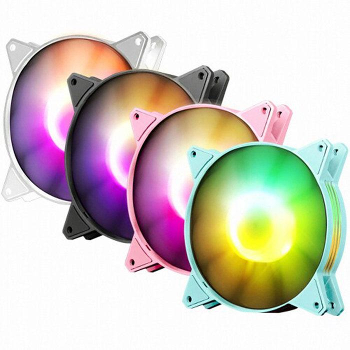 다크플래쉬 C6S 140 RGB 시스템쿨러 1PACK 네오민트