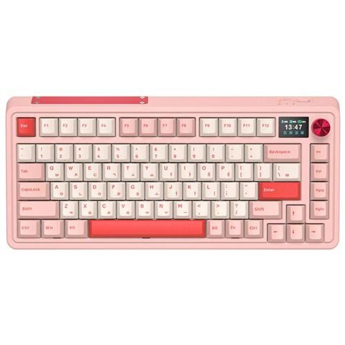 FL-ESPORT CMK75 발렌타인 핑크 저소음 스노우축