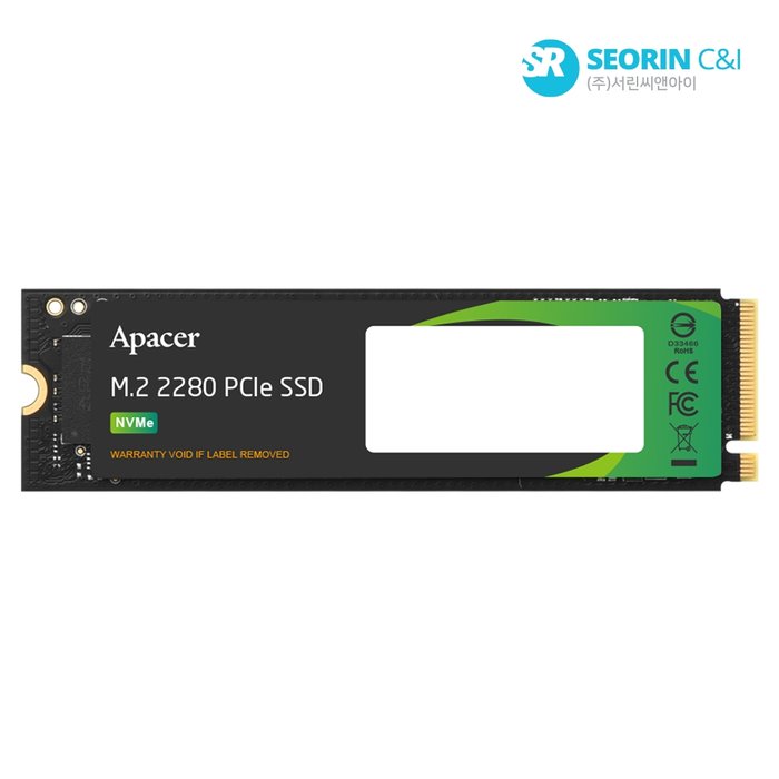 APACER 서린공식 Apacer AS2280F4L M.2 NVMe 1TB