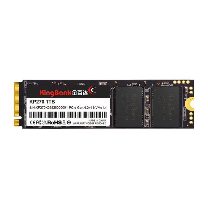 한성컴퓨터 KingBank KP270 M.2 NVMe 1TB SSD