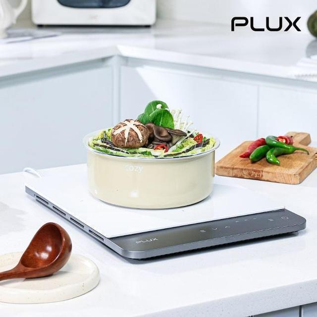 [비밀코드][3년무상AS] 1구 슬림 인덕션 전기레인지 PLX-EIR0120SLWT (화이트 / 2000W)