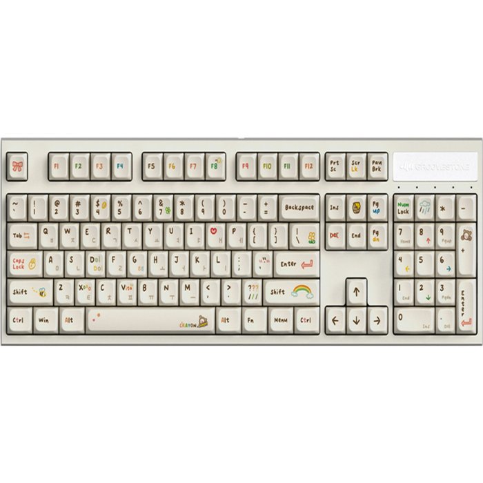 Groovestone GV10 수제윤활 유선 따뜻한크레용 저소음 밀키S축, 38g