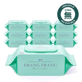 프랑프랑 비데 화장실용 물티슈 (무향) 80매x10팩
