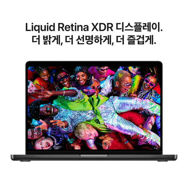 맥북프로 14 M5 Max, 18코어 CPU, 32코어 GPU, 36GB RAM, 2TB SSD - 스페이스 블랙 [MGDU4KH/A]