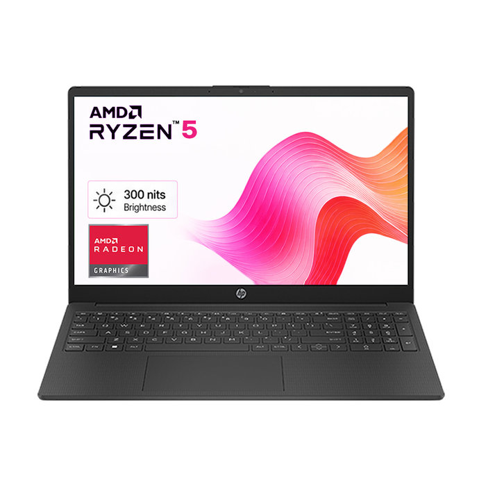 HP 15-fc0851AU 300nit Ryzen5-7530U 램8GB/SSD512GB/프리도스 15.6인치 가성비 사무용 노트북