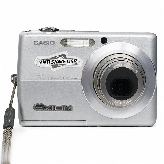 CASIO COMPUTER CO. LTD. [중고] 중고 카시오 엑슬림 EX-Z500 실버 빈티지 디지털 카메라