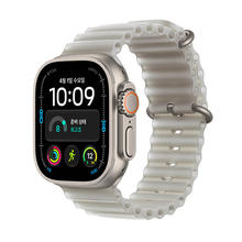 Apple 애플워치 울트라4 49mm GPS+Cellular(내추럴티타늄,그레이오션밴드) - [MJAD4KH/A]