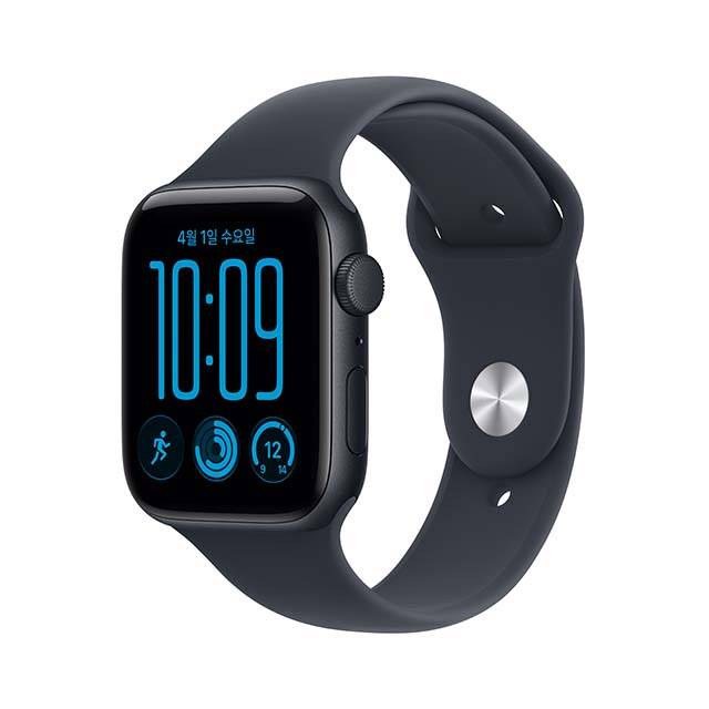Apple 애플워치 SE3 44mm GPS(미드나이트,블루스포츠ML)-[MJL94KH/A]