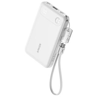 앤커 파워뱅크 10000mAh 22.5W 보조배터리 (C타입 케이블 일체형) A1257 화이트