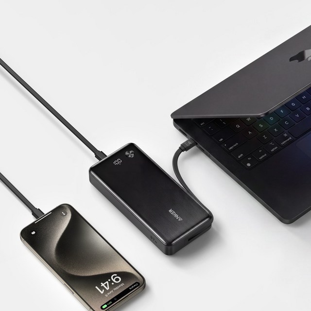 [한정특가] 앤커 파워뱅크 20000mAh 87W C타입 케이블 일체형 A1118