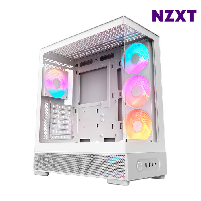 NZXT S5 RGB DELUXE 화이트 미들타워 RGB케이스 S5디럭스