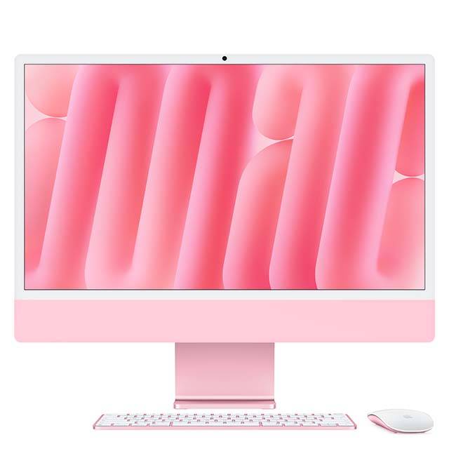 Apple [예약판매]아이맥 24 M6,16GB RAM,256GB SSD,12코어 GPU-핑크