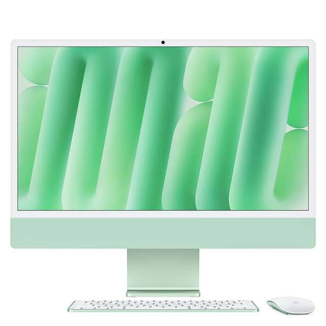 Apple [예약판매]아이맥 24 M6,24GB RAM,512GB SSD,12코어 GPU-그린