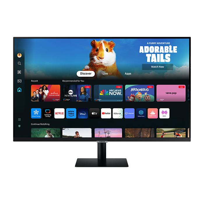 삼성전자 삼성전자 공식 삼성 M5 S32DM500 80.1cm 스마트모니터 블랙 OTT 유튜브 넷플릭스 미러링 스마트싱스 게이밍허브 삼성헬스 굿닥 워크스페이스