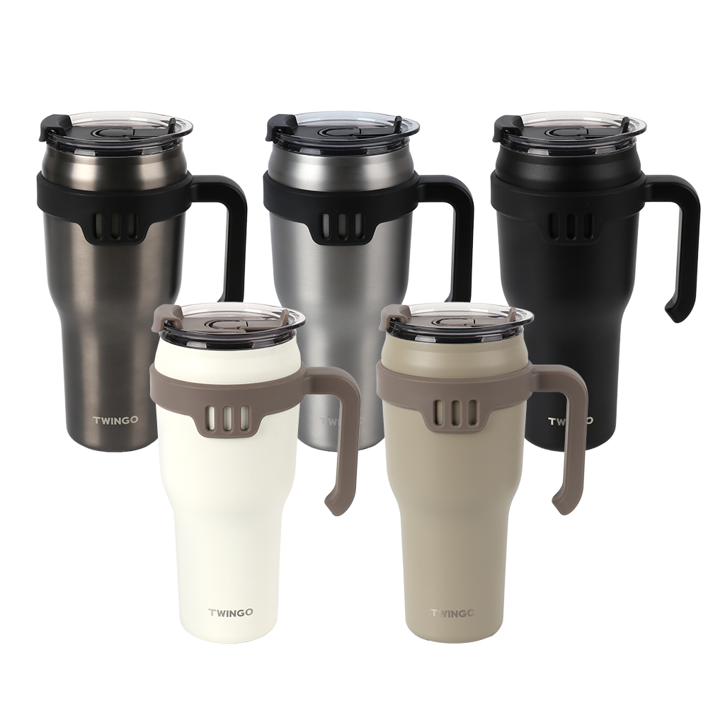 트윙고 자이언트 진공 빅머그 1200ML 스틸블랙
