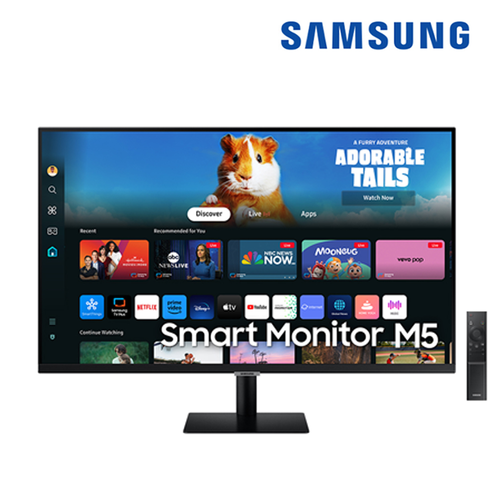삼성전자 삼성전자 삼성 M5 S32DM500 스마트모니터 80cm 81cm OTT 넷플릭스 유튜브 미러링 컴퓨터 PC 모니터