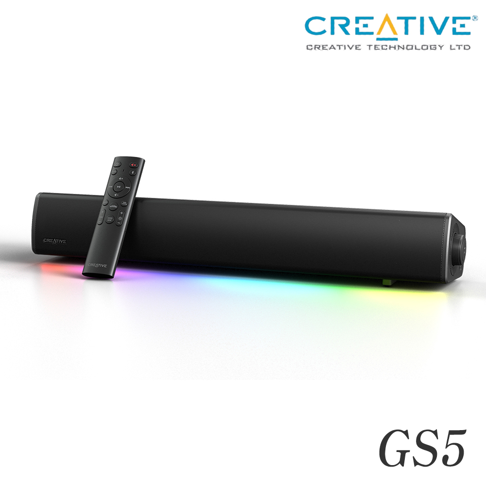 Creative 크리에이티브 사운드 블라스터 GS5 RGB 게이밍 사운드바