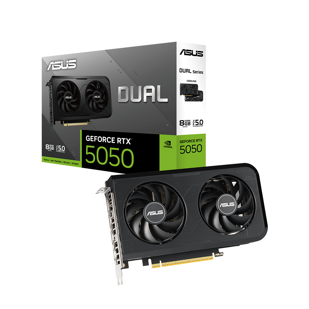 ASRock ASUS DUAL 지포스 RTX 5050 O8G OC D7 8GB 인텍앤컴퍼니