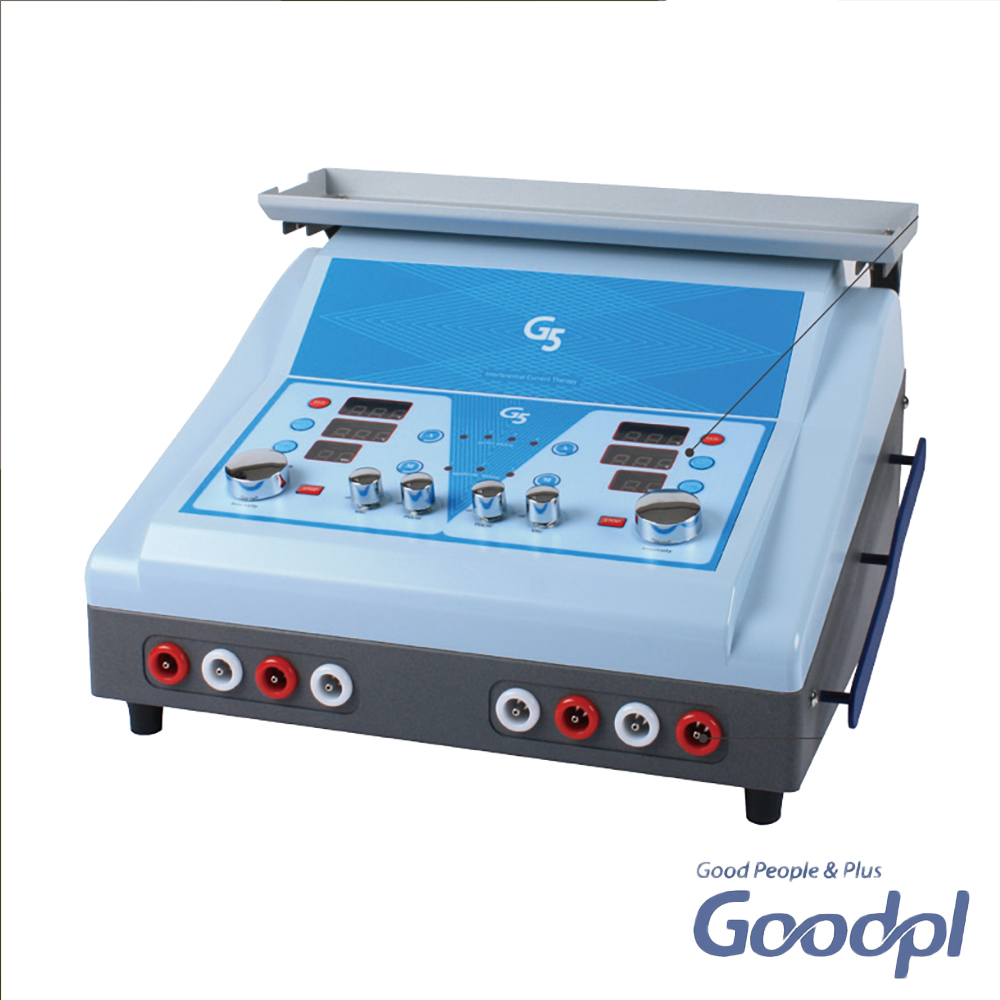 굿플 종로의료기 굿플 국내생산 2인용 저주파자극기 G5 병원용 의료용 ICT 신형 간섭전류형 저주파치료기 카트포함