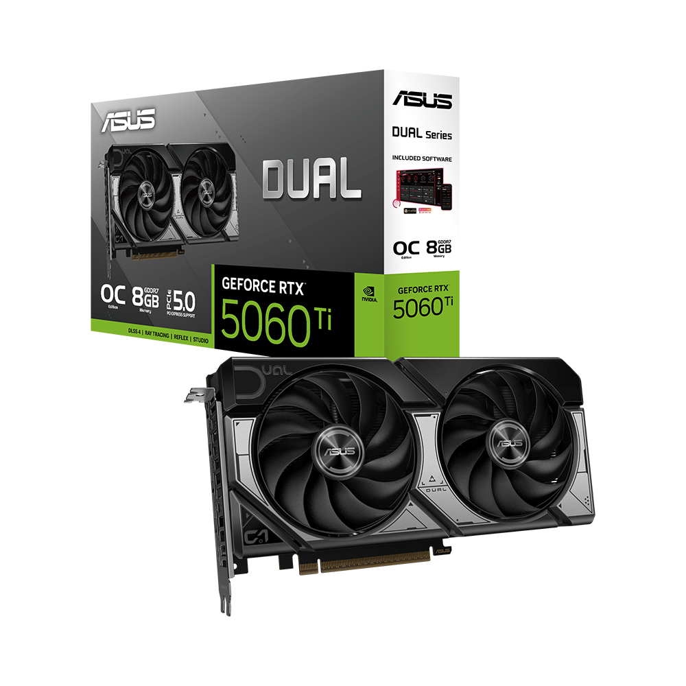 ASUS 포토리뷰1+3만 ASUS DUAL 지포스 RTX 5060 TI OC D7 8GB 인텍앤컴퍼니