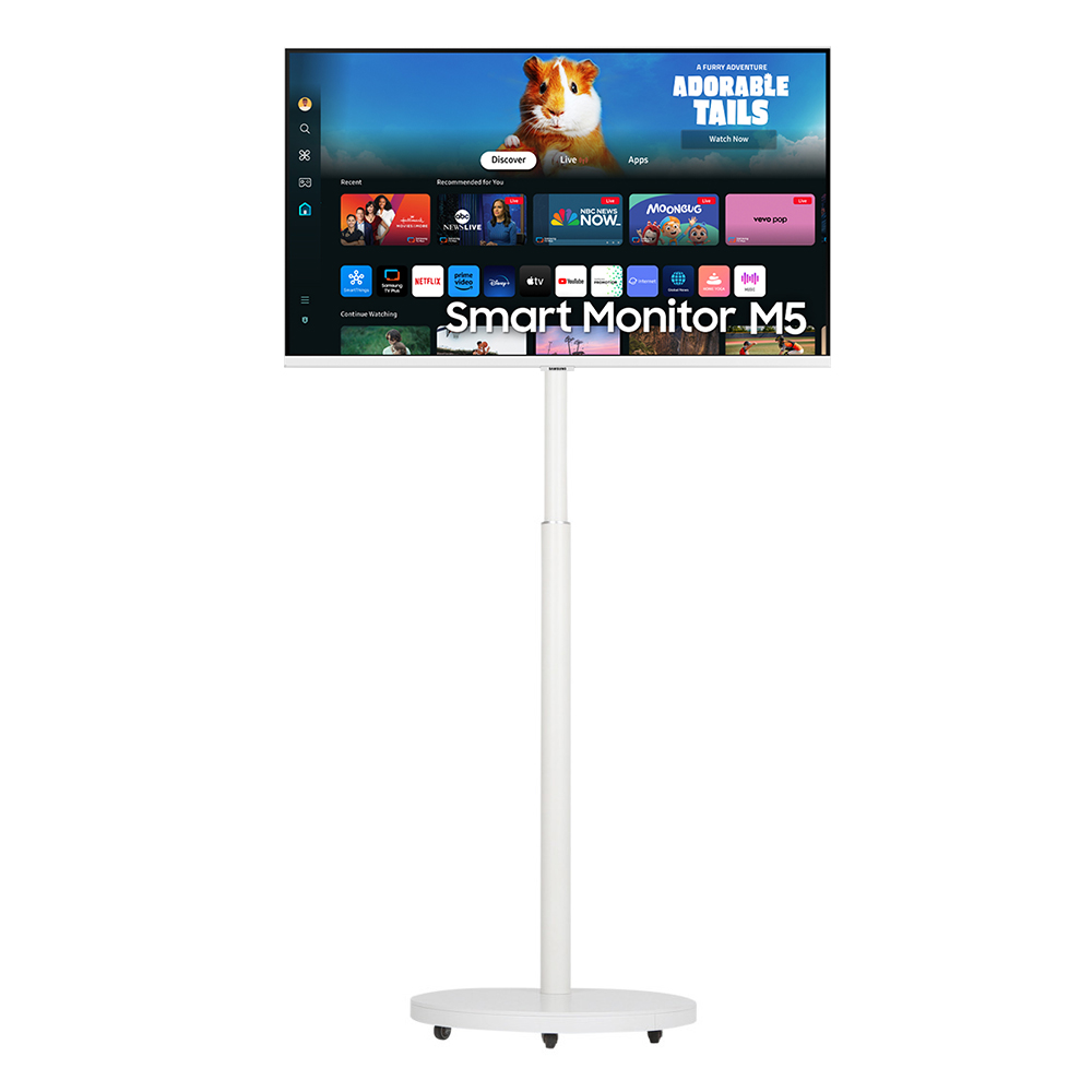삼성전자 삼성전자 삼성 M5 S32DM501 스마트 모니터 IPTV 80.1cm 32인치 이동식 스탠드 화이트 패키지 OTT 유튜브