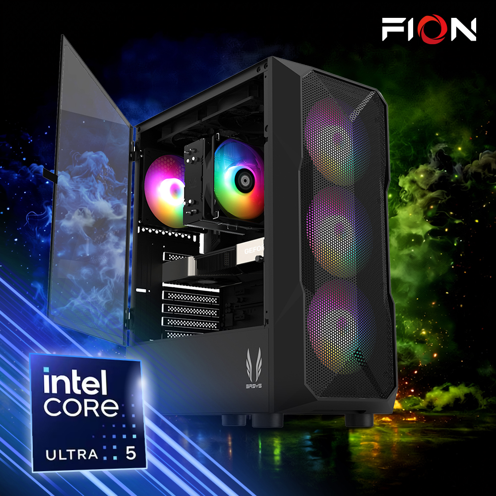 파이온 울트라5 225 8G 512G NVME 조립PC 사무용 데스크탑 가정용 주식용 오피스용 컴퓨터 본체