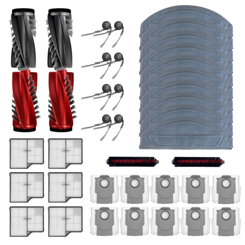 오니아니 오니아니 호환 로보락 S10 MaxV Ultra 소모품 물걸레 더스트백 필터 브러쉬 1년 패키지