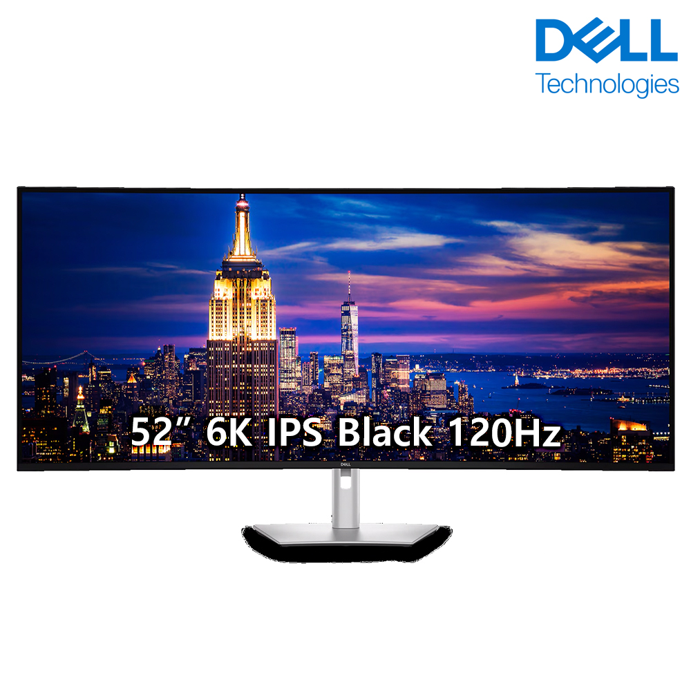 DELL DELL 울트라샤프 모니터 U5226KW 52인치 103.7cm IPS Black 6K Thunderbolt 120Hz 스피커